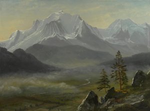 Mont Blanc von Albert Bierstadt