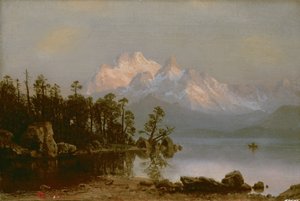 Bergkanufahren von Albert Bierstadt