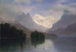Bergszene von Albert Bierstadt