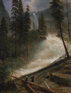 Nevada-Fälle, Yosemite von Albert Bierstadt