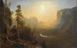 Yosemite-Tal, Glacier Point Trail, ca. 1873