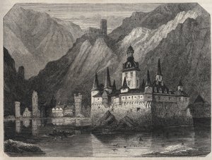 Außenansicht der Pfalz von Albert Bligny