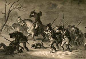 Der Marsch des Valley Forge, 1877