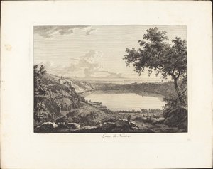 Lago di Nemi von Albert Christoph Dies