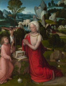 Die Magdalena in einer Landschaft