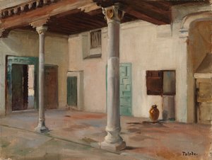 Hof in Toledo von Albert Edelfelt