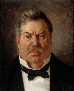 Porträt von August Streng von Albert Edelfelt