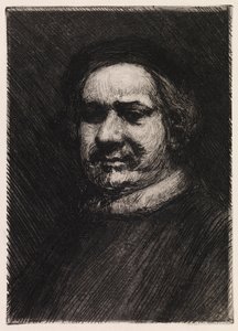 Porträt von Rembrandt, Kopie nach Rembrandt von Albert Edelfelt