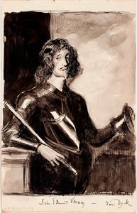 Sir Edmund Verney, Kopie nach Anthony van Dyck von Albert Edelfelt