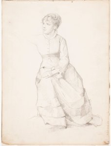 Sitzende Frau von Albert Edelfelt