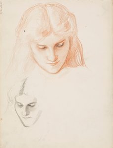 Gesicht einer Frau von Albert Edelfelt