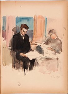 Ohne Titel von Albert Edelfelt