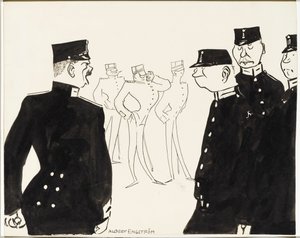 Der Sergeant: "Verdammt nochmal, fluchen Sie nicht so" von Albert Engstrom