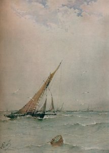 Harwich, Nordsee-Trawler, ca. 1900