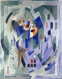 Für den Geist - Die Grünen oder Komposition von Albert Gleizes