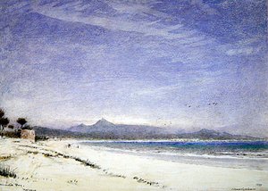 Bucht von Alcudia, Mallorca von Albert Goodwin