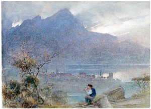 Stansstad und der Pilatus, Schweiz