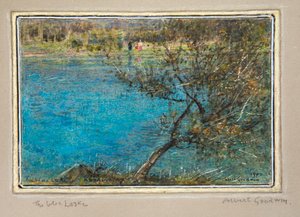 Der Blaue See, Kanderstag von Albert Goodwin