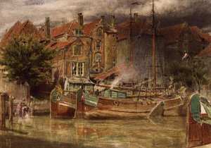 Blick auf den Kanal, Dort