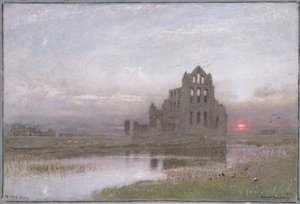 Abtei von Whitby von Albert Goodwin