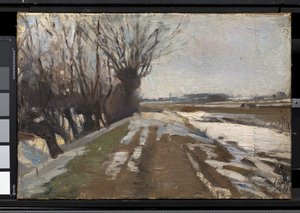 Winterlandschaft. Utterslev bei Kopenhagen
