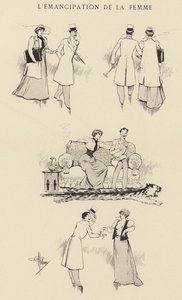 Die Emanzipation der Frau von Albert Guillaume