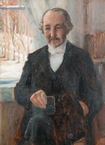 Porträt des Dichters Zacharias Topelius 1818-1898 von Albert Gustaf Aristides Edelfelt