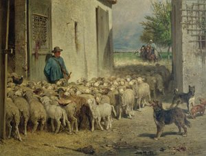 Rückkehr zum Schafstall, 1860