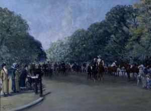 Rotten Row, Hyde Park von Albert Jnr. Ludovici