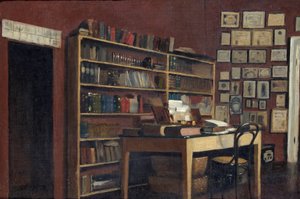 Ecke von Sir Richard Burtons Arbeitszimmer, 1889