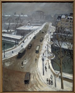 Pont Neuf in Paris im Schnee, 1938 von Albert Marquet