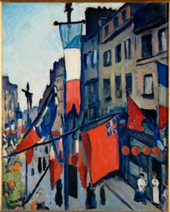 Der 14. Juli in Le Havre von Albert Marquet