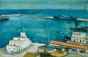 Hafen von Algier, ca. 1940