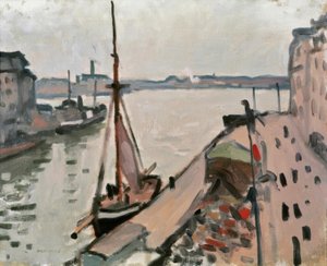 Kai mit Fischerbooten von Albert Marquet