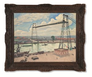 Rouen, die Schwebefähre von Albert Marquet
