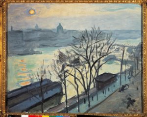 Sonne über Paris. Der Quai du Louvre von Albert Marquet