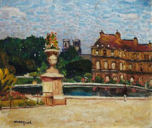 Der Teich im Luxemburg