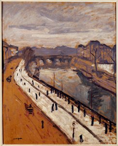 Der Quai des Grands Augustins in Paris von Albert Marquet