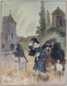 Illustration für Le Capitaine Bellormeau von und illustriert von A. Robida von Albert Robida