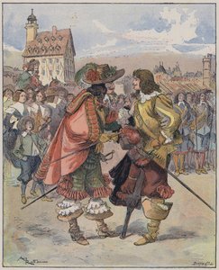 Illustration für Le Capitaine Bellormeau von und illustriert von A. Robida von Albert Robida