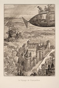 Illustration für Le vingtième siècle: La vie électrique von Albert Robida
