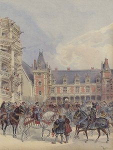 Der Hof an den Schlössern der Loire