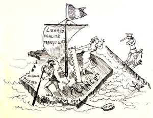 Die Unabhängigkeit Frankreichs von Albert Robida