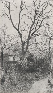 Herbst, aus dem Portfolio der Schwedischen Gesellschaft für Bildende Kunst von Albert Theodor Gellerstedt