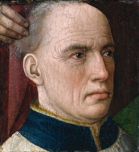 Kopf eines Stifters, ca. 1460 von Albert van Ouwater