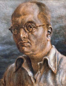Selbstporträt, von Alberto Savinio (1891-1952). Italien, 20. Jahrhundert.