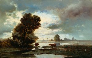 Weideland am Fluss