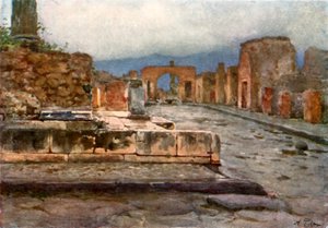 Im Tempel der Fortuna Augusta von Alberto Pisa