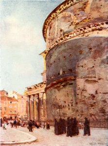 Pantheon, Seitenansicht