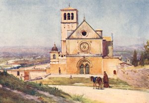 S. Francesco, Assisi (Farblithografie)